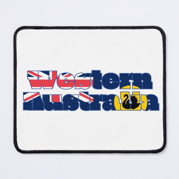 Item preview, Western Australia Font with Western Australian Flag designed and sold by Havocgirl.