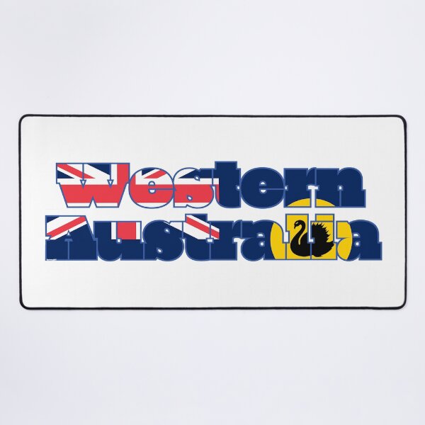 Item preview, Western Australia Font with Western Australian Flag designed and sold by Havocgirl.