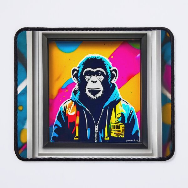 Item preview, Urban graffiti street art Monkey designed and sold by Drone-tees.