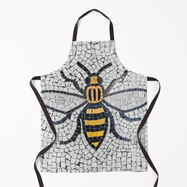 Item preview, Manchester Worker Bee Mosaic Mancunian Fine Art Print designed and sold by rabram83.