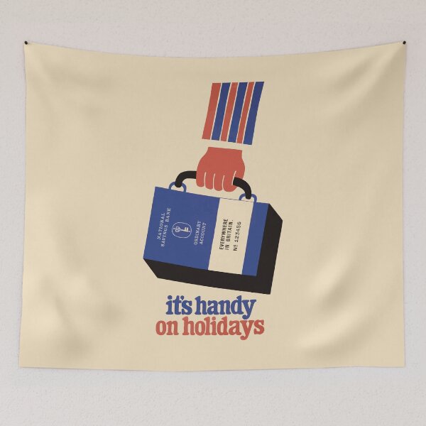 Item preview, National Savings Bank — it's Handy on Holidays designed and sold by ChickenFund.