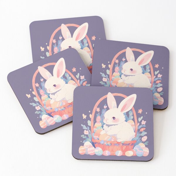 Item preview, Cute anime cartoon easter bunny  designed and sold by GorXena.
