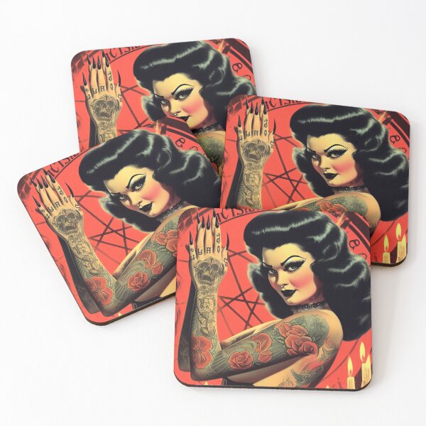 Item preview, Devilish Woman designed and sold by PulpVintage.