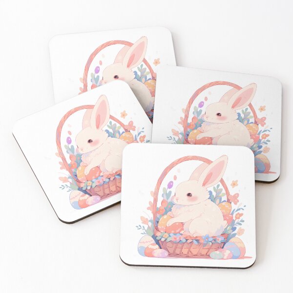 Item preview, Cute anime cartoon easter bunny  designed and sold by GorXena.