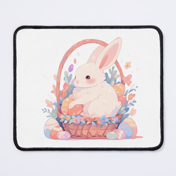 Item preview, Cute anime cartoon easter bunny designed and sold by GorXena.