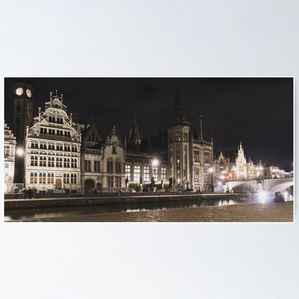 Item preview, Graslei in Ghent, Belgium, by Night designed and sold by Imladris01.