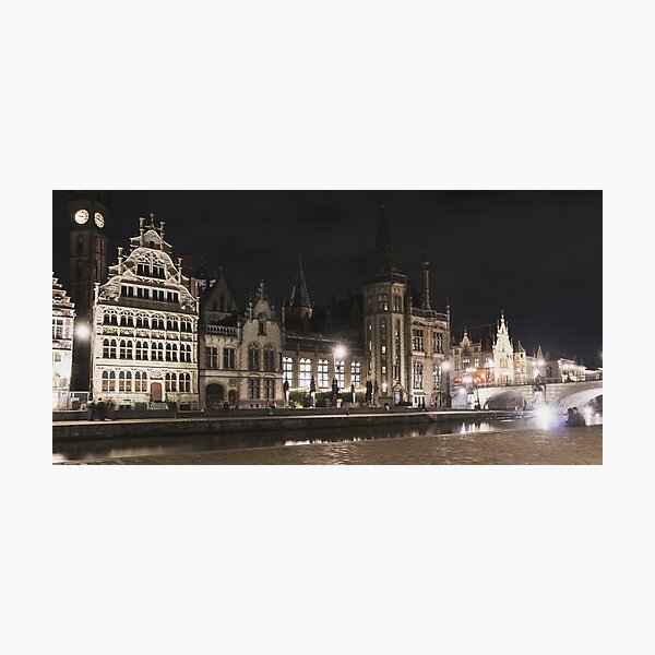 Item preview, Graslei in Ghent, Belgium, by Night designed and sold by Imladris01.