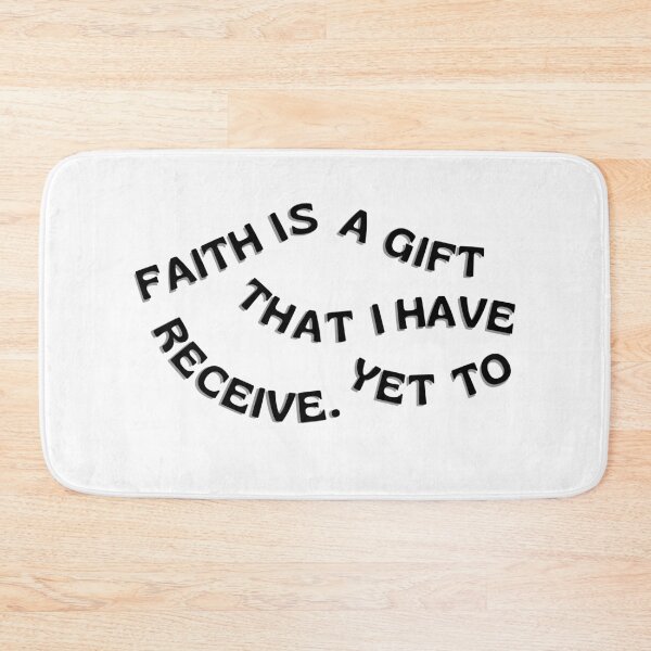 Item preview, Faith is a Gift That I Have Yet to Receive – Robert Langdon designed and sold by DedsStudio.