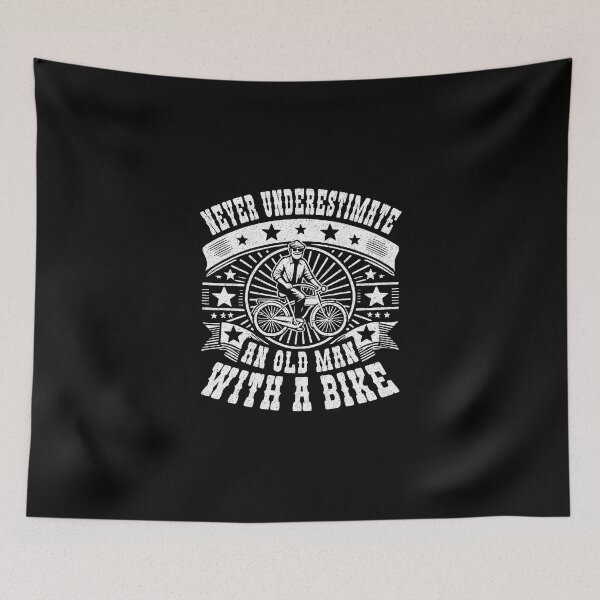 Item preview, Never Underestimate An Old Man With A Bike designed and sold by AlchemyColor.