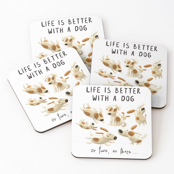 Item preview, Life is Better with a dog, or two, or three… designed and sold by volhakaliaha.