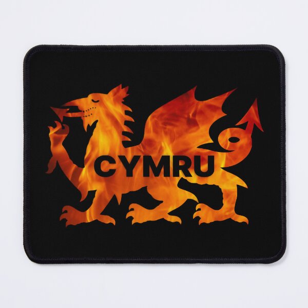 Item preview, CYMRU FIERY WELSH DRAIG GOCH RED DRAGON designed and sold by Marni Scofidio Desi9ns.