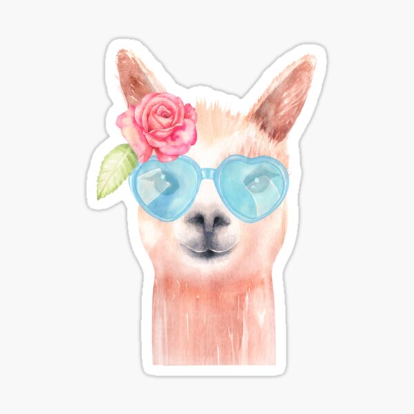 Sweet alpaca. Sticker