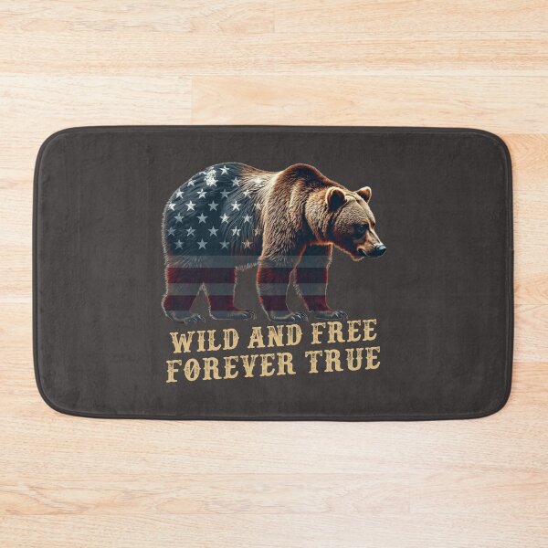 Item preview, Bear Wild and Free, Forever True t shirt  designed and sold by StreetArtPro.