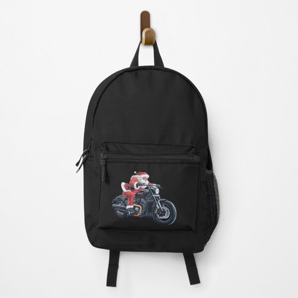 Item preview, Christmas funny Santa Claus With motorbike biker,Santa Claus biker,christmas funny,christmas jovial,Christmas art,Nightmare Before Christmas designed and sold by Expressions-Sel.