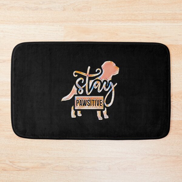 Item preview, Funny Dog Stay Pawsitive Pun Gifts for Dog Lovers designed and sold by creativerooney.
