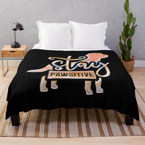 Item preview, Funny Dog Stay Pawsitive Pun Gifts for Dog Lovers designed and sold by creativerooney.