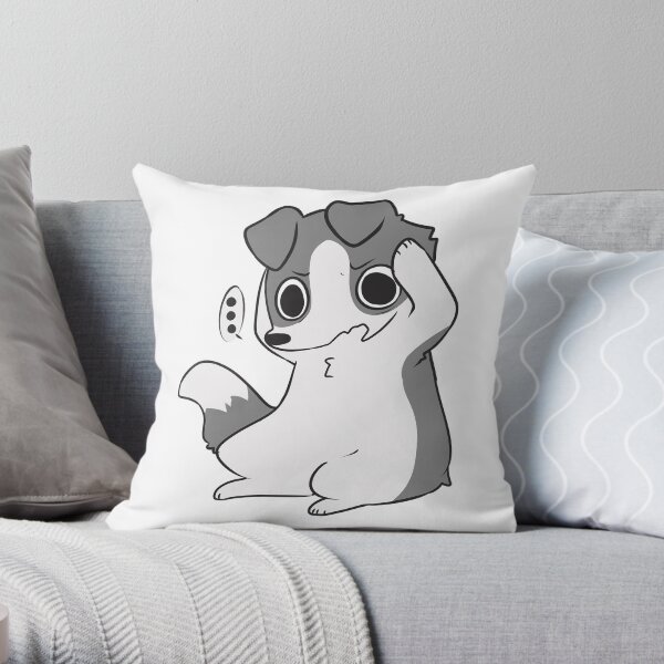 Scared hotsell dog pillow