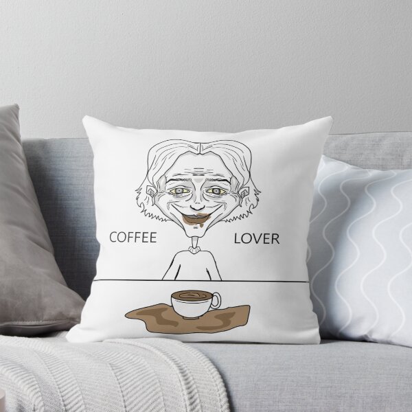 Item preview, Girl smiling with a dirty mouth from coffee designed and sold by VladdissH.