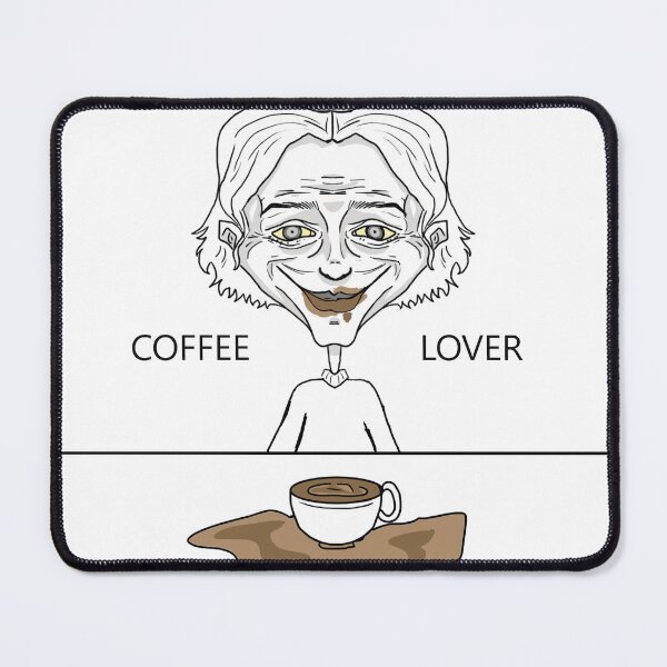Item preview, Girl smiling with a dirty mouth from coffee designed and sold by VladdissH.