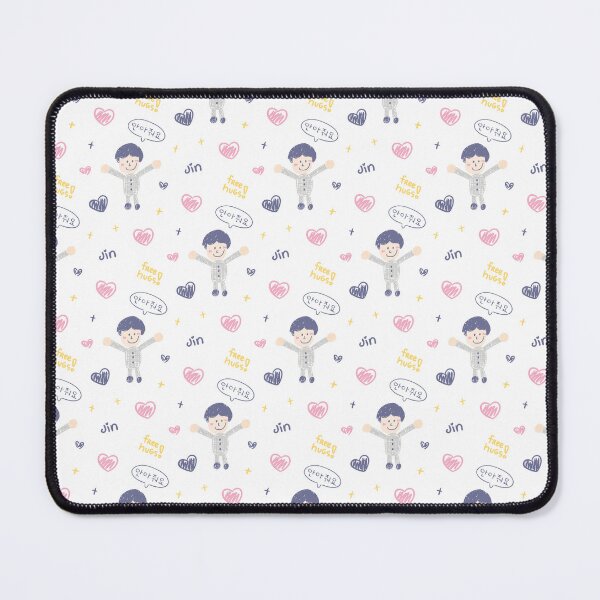 Item preview, BTS Jin Free Hug Event Cute Hand-drawn designed and sold by nijiroai.