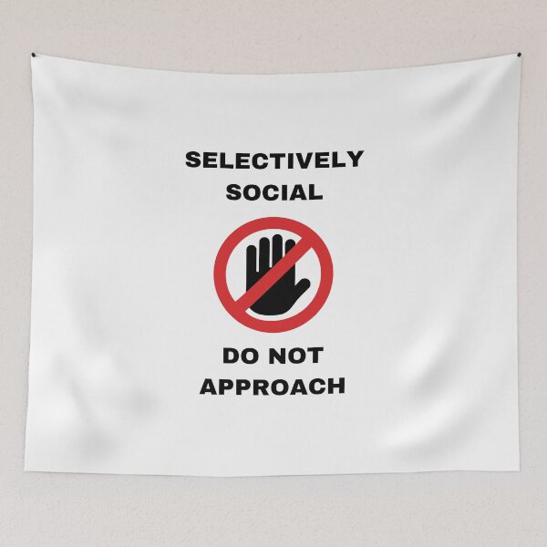 Item preview, Selectively Social designed and sold by tommywvcacher.
