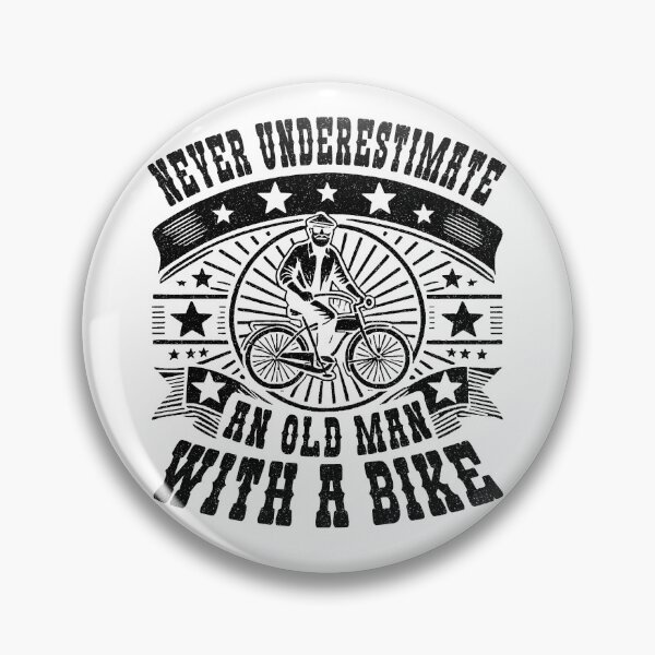 Item preview, Never Underestimate An Old Man With A Bike designed and sold by AlchemyColor.