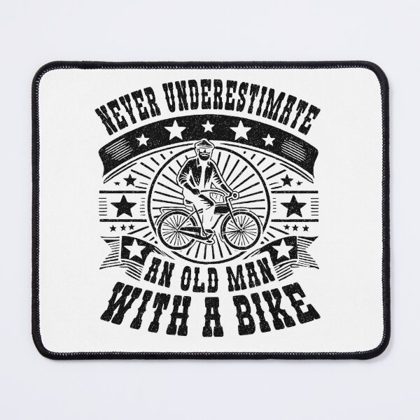 Item preview, Never Underestimate An Old Man With A Bike designed and sold by AlchemyColor.