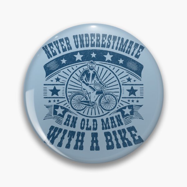 Item preview, Never Underestimate An Old Man With A Bike designed and sold by AlchemyColor.