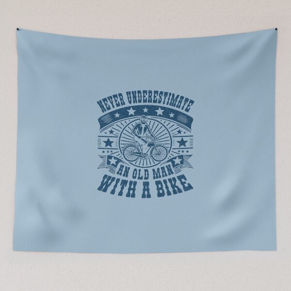 Item preview, Never Underestimate An Old Man With A Bike designed and sold by AlchemyColor.