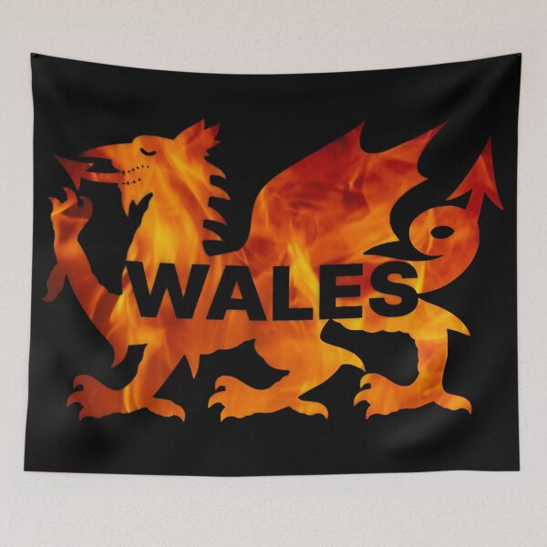 Item preview, WALES FIERY WELSH RED DRAGON designed and sold by Marni Scofidio Desi9ns.