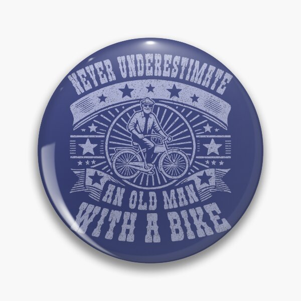 Item preview, Never Underestimate An Old Man With A Bike designed and sold by AlchemyColor.