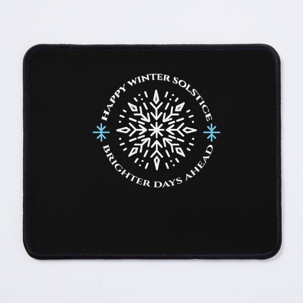 Item preview, Happy Winter Solstice Brighter Snowflake Days Ahead designed and sold by Dressed For Duty.