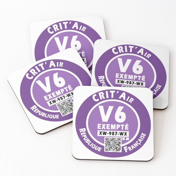 Item preview, CRIT' Air sticker for V6 engine designed and sold by DreamInk Studio.