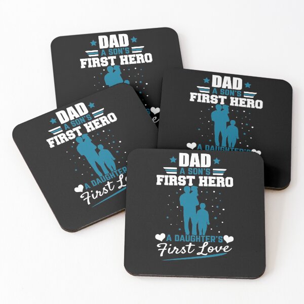 Item preview, Dad a Sons First Hero a Daughters First Love T-shirt designed and sold by Printoweb.