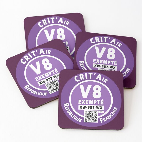 Item preview, CRIT' Air sticker for V8 engine designed and sold by DreamInk Studio.