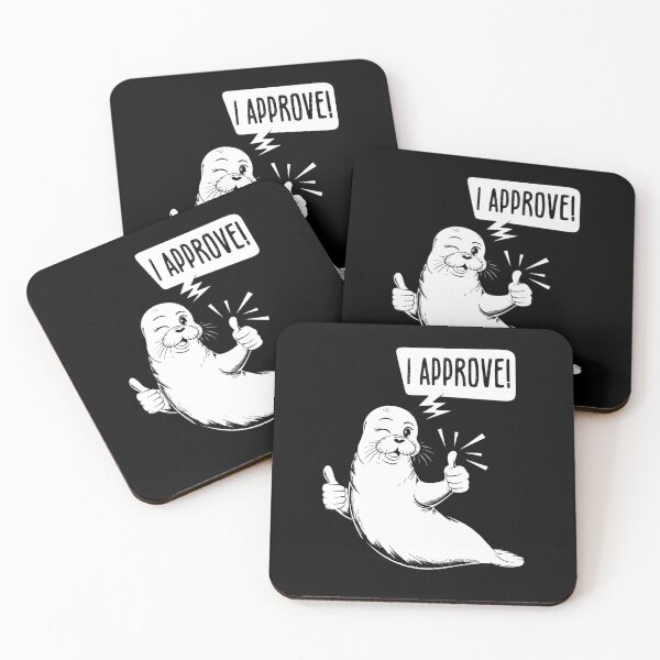 Item preview, I Approve Funny Seal  designed and sold by Extra Rice Tees.