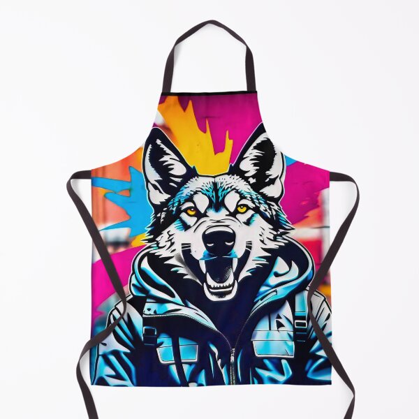 Item preview, Urban graffiti street art Wolf designed and sold by Drone-tees.