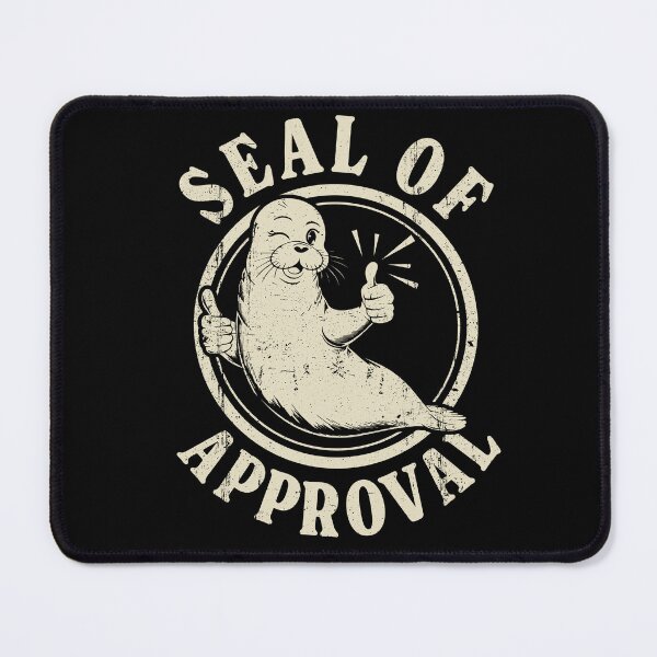 Item preview, Seal of approval funny designed and sold by Extra Rice Tees.