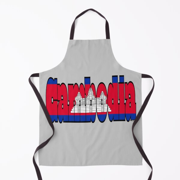 Item preview, Cambodian Font with Flag of Cambodia designed and sold by Havocgirl.