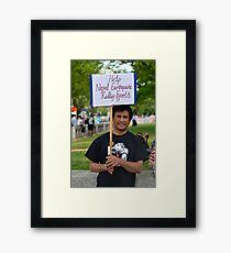 Help Nepal relief efforts Framed Print