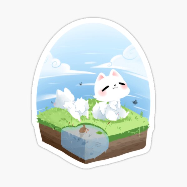 Cute Puppies Outing Sticker