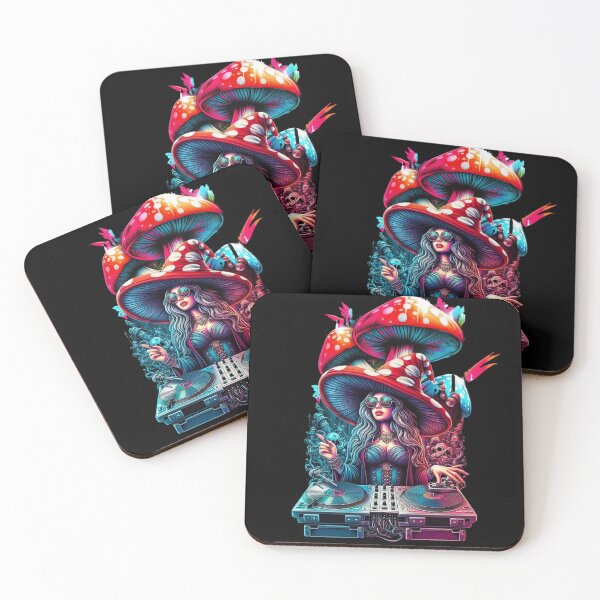 Item preview, Cosmic Wizard and Psychedelic Mushrooms - Fantasy Art Design designed and sold by Midnight Xclusive.