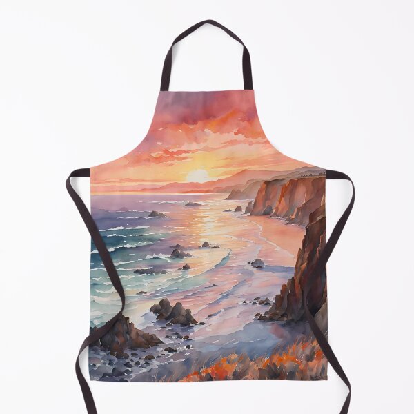 Item preview, Coastal Sunset over the Cliffs designed and sold by EcoArtLab.