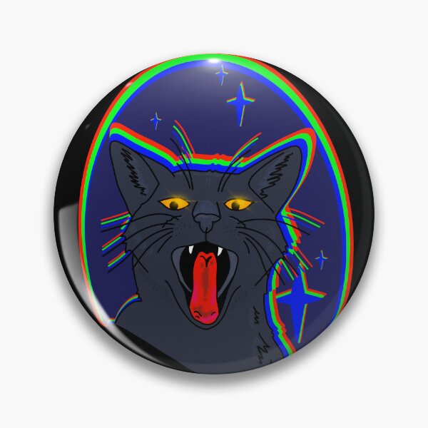 Item preview, Yawn cat designed and sold by Neophobia-art.