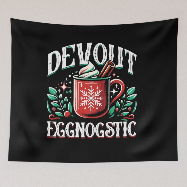 Item preview, Devout Eggnogstic Egg Nog Day Funny Christmas Xmas designed and sold by Dressed For  Duty.