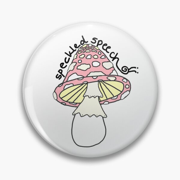 Item preview, Fancy Speckled Speech Mushroom Logo designed and sold by SpeckledSpeech.