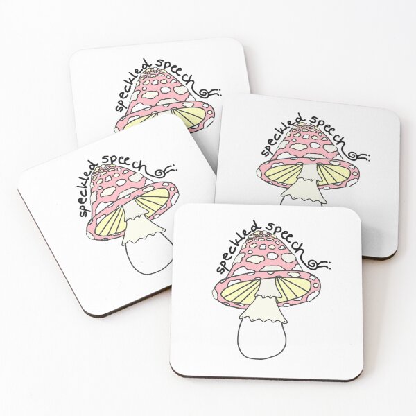 Item preview, Fancy Speckled Speech Mushroom Logo designed and sold by SpeckledSpeech.