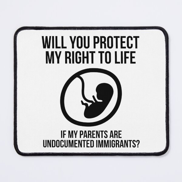 Item preview, Fetus with immigrant parents  designed and sold by Rachel the Artist .
