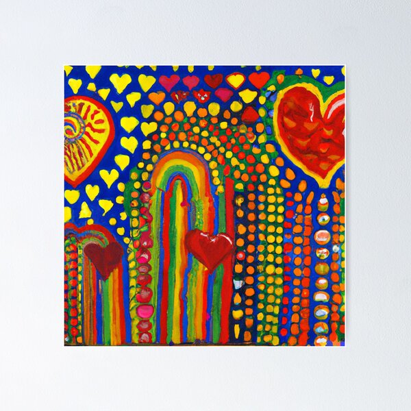Fliegende Herzen - Flying Hearts Poster