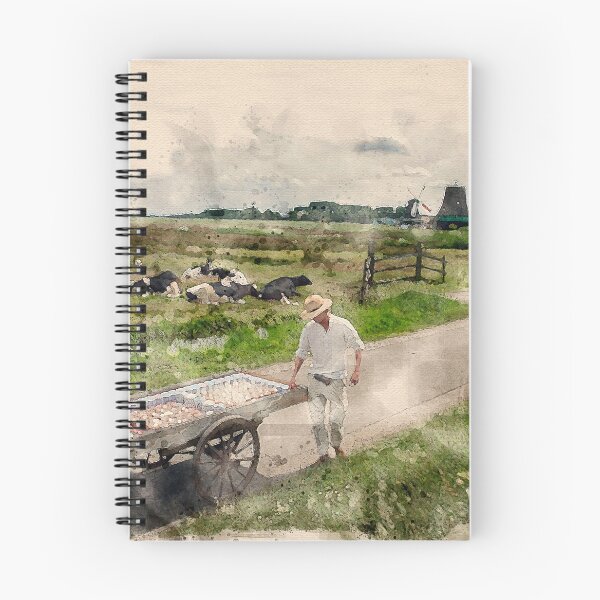 Item preview, Zaandam Windmills Watercolour designed and sold by Graz-Photos.